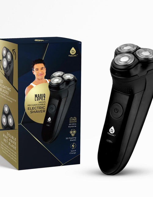 Load image into Gallery viewer, Mario Lopez Men's Rechargeable Electric Shaver by Pursonic
