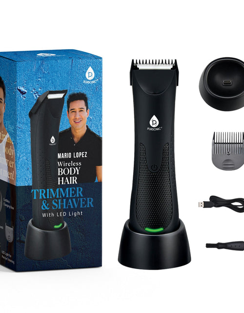 Load image into Gallery viewer, Mario Lopez Wireless Body Hair Trimmer &amp; Shaver by Pursonic
