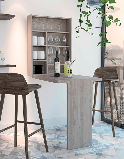 Load image into Gallery viewer, Dalton Foldable Desk, One Shelf With Divisions by FM FURNITURE
