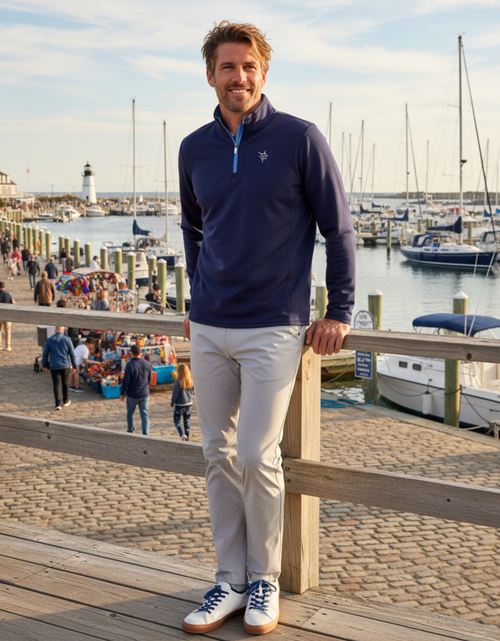 Load image into Gallery viewer, Montauk Quarter Zip Midweight Comfort

