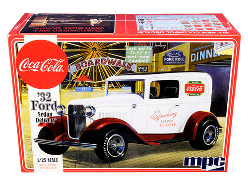 Load image into Gallery viewer, Skill 3 Model Kit 1932 Ford Sedan Delivery "Coca-Cola" 1/25 Scale Model by MPC
