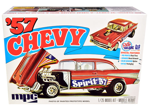 Load image into Gallery viewer, Skill 2 Model Kit 1957 Chevrolet Gasser Flip Nose "Spirit of 57" 1/25 Scale Model by MPC
