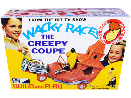 Load image into Gallery viewer, Skill 2 Snap Model Kit The Creepy Coupe with Big Gruesome and Little Gruesome Figurines "Wacky Races" (1968) TV Series 1/25 Scale Model by MPC
