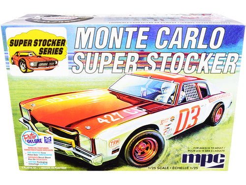 Load image into Gallery viewer, Skill 2 Model Kit 1971 Chevrolet Monte Carlo Super Stocker 1/25 Scale Model by MPC
