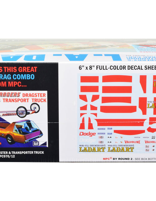 Load image into Gallery viewer, Skill 2 Model Kit Bill Shrewsberry's L.A. Dart Wheelstander Drag Car "Legends of the Quarter Mile" Series 1/25 Scale Model Car by MPC

