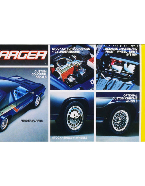 Load image into Gallery viewer, Skill 2 Model Kit 1986 Dodge Shelby Charger 1/25 Scale Model by MPC
