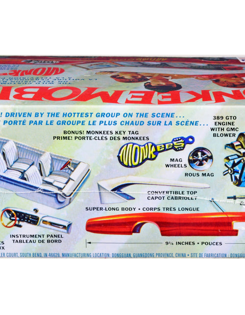 Load image into Gallery viewer, Skill 2 Model Kit Monkeemobile "The Monkees" (1966-1968) TV Series 1/25 Scale Model Car by MPC
