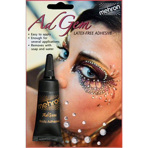 Load image into Gallery viewer, mehron AdGem Latex Free Adhesive - w/12 Rhinestones
