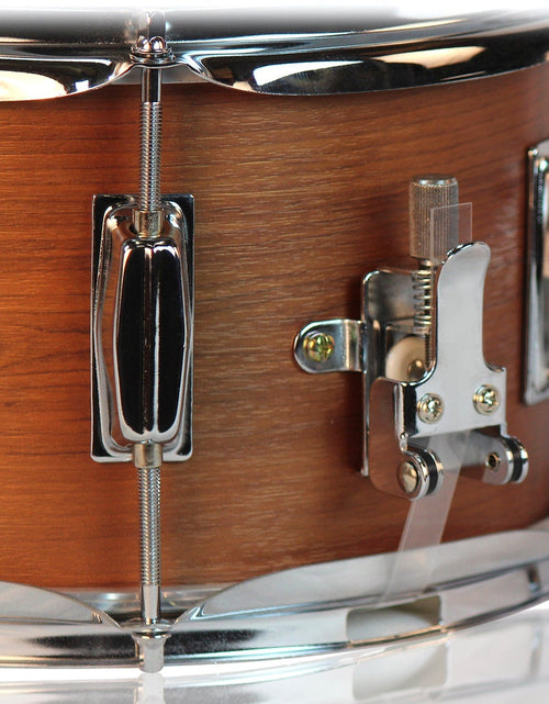 Load image into Gallery viewer, Popcorn Snare Drum by GRIFFIN - Soprano Firecracker 10" x 6" Poplar Wood Shell with Hickory PVC - Concert Percussion Musical Instrument Drummers Key by GeekStands.com

