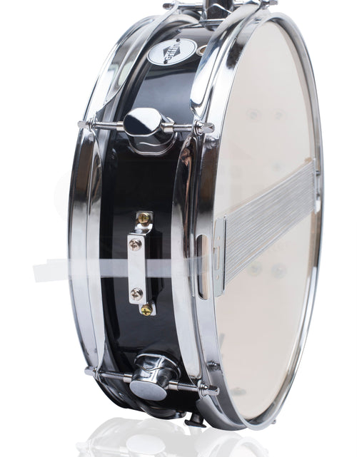 Load image into Gallery viewer, Piccolo Snare Drum 13" x 3.5" by GRIFFIN - 100% Poplar Wood Shell Black PVC &amp; White Coated Drum Head by GeekStands.com
