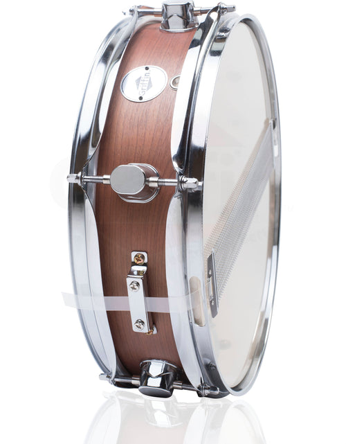 Load image into Gallery viewer, Piccolo Snare Drum 13" x 3.5" by GRIFFIN - 100% Poplar Wood Shell with Black Hickory Finish &amp; Coated Drum Head - Drummers Acoustic Marching Kit by GeekStands.com
