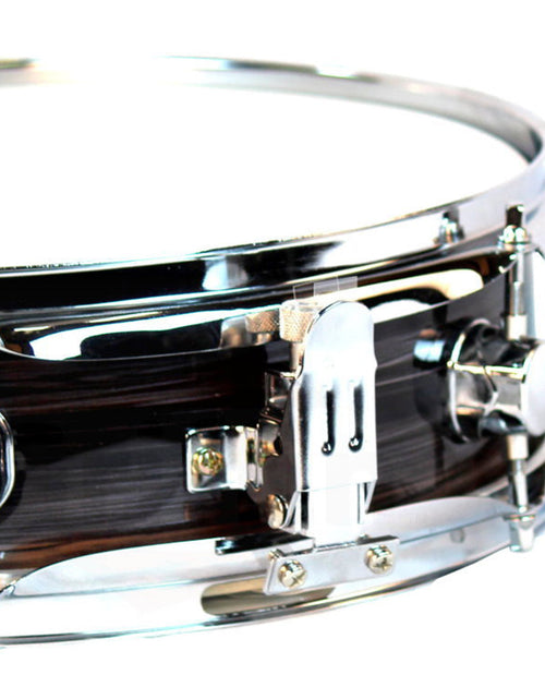 Load image into Gallery viewer, Piccolo Snare Drum 13" x 3.5" by GRIFFIN - 100% Poplar Wood Shell with Zebra Wood Finish &amp; Coated Drum Head - Marching Drummers Percussion by GeekStands.com
