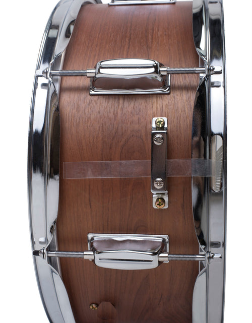 Load image into Gallery viewer, GRIFFIN Snare Drum - Poplar Wood Shell 14" x 5.5" with Flat Hickory PVC - 8 Metal Tuning Lugs &amp; Snare Strainer Throw Off - Percussion Instrument Kit by GeekStands.com
