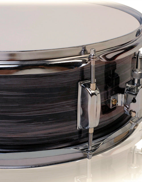 Load image into Gallery viewer, Deluxe Snare Drum by GRIFFIN - 14" x 5.5" Poplar Wood Shell with Zebra PVC Glossy Finish by GeekStands.com
