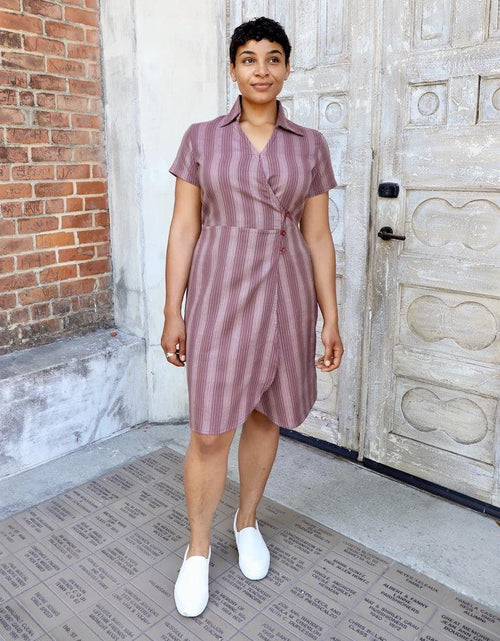 Load image into Gallery viewer, Magnolia Wrap Dress by Passion Lilie
