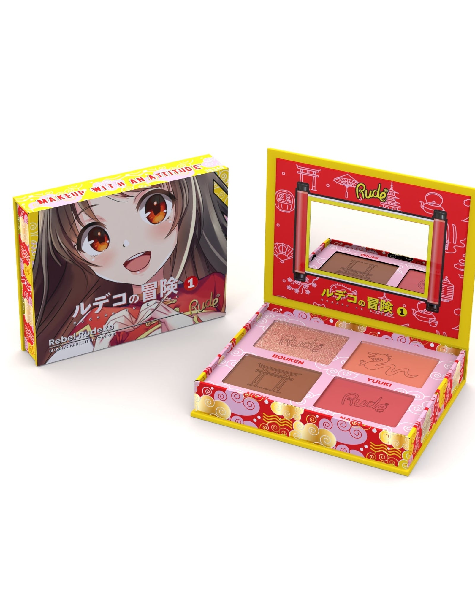 RUDE Manga Face Palette - Rebel Rudeko