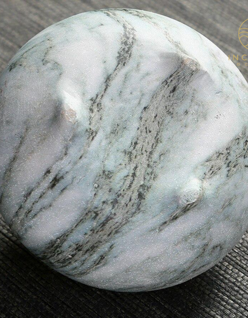 Load image into Gallery viewer, Marble Coil Censer Incense Burner Copper Cover Ceramic by incenseocean
