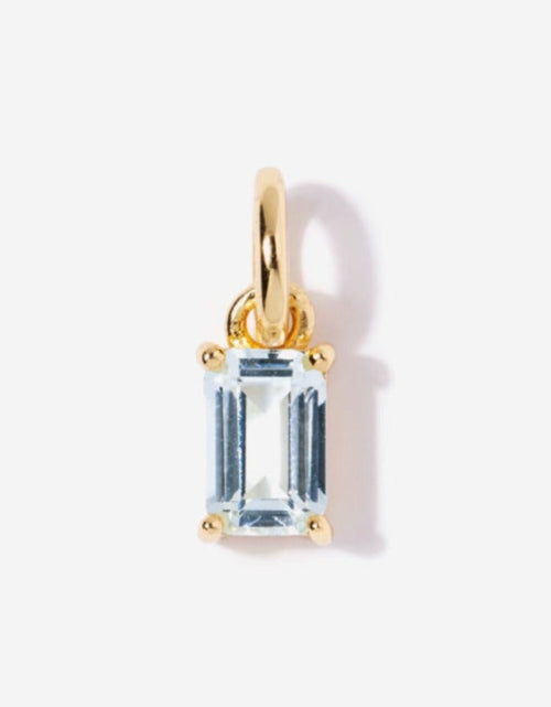 Load image into Gallery viewer, Aquamarine Necklace Charm by Little Sky Stone
