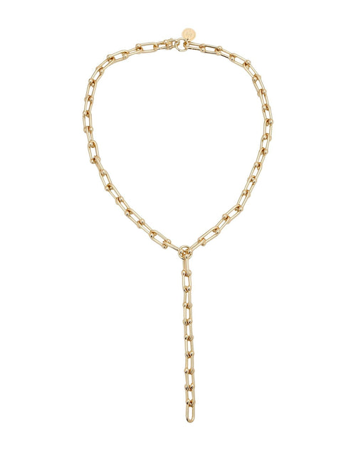 Load image into Gallery viewer, Margaux Lariat Necklace by eklexic jewelry
