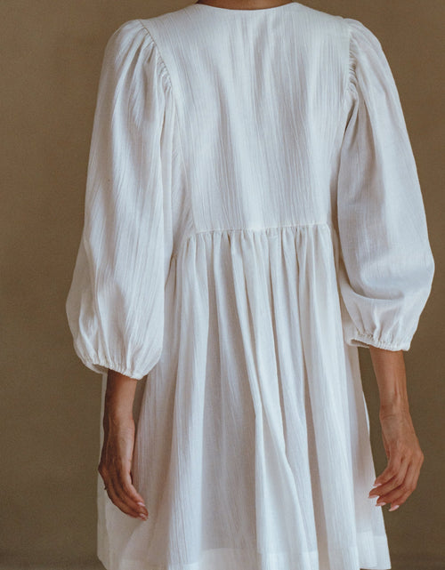 Load image into Gallery viewer, Maribelle Baby Doll Linen Dress by ELF
