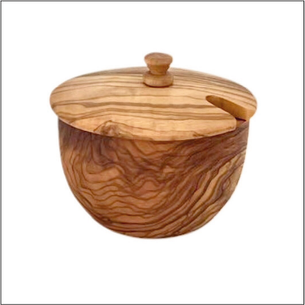 Load image into Gallery viewer, Mediterranean Olive Wood Canister by Choixe
