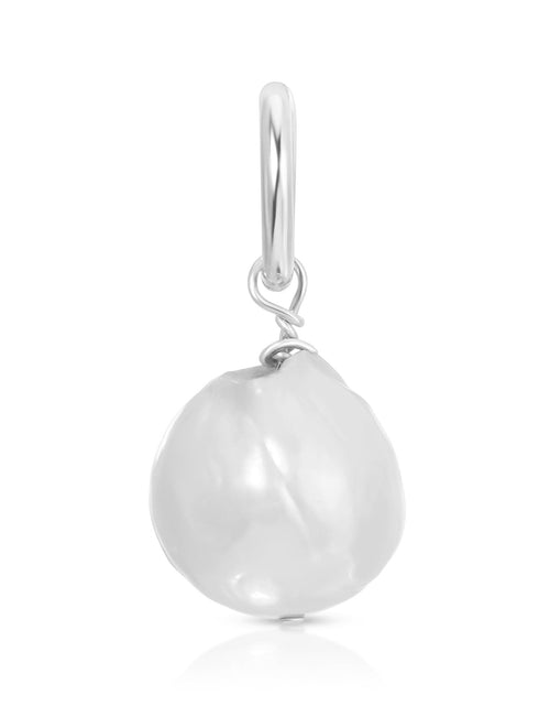 Load image into Gallery viewer, Medium Baroque Pearl Pendant by eklexic jewelry
