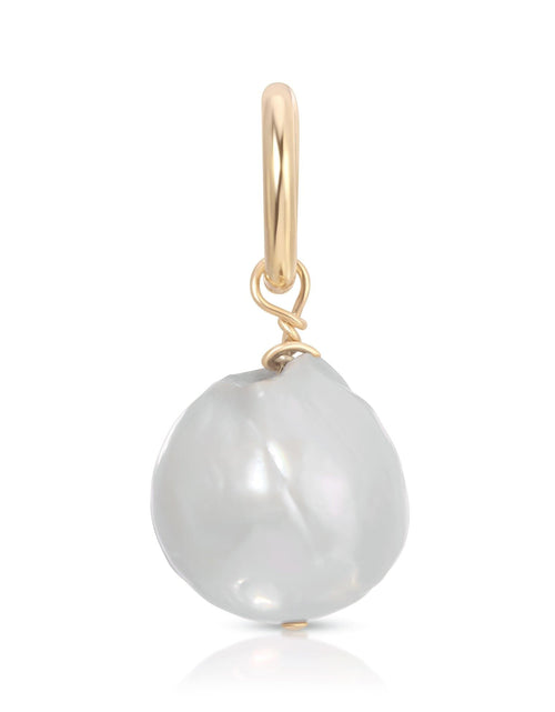 Load image into Gallery viewer, Medium Baroque Pearl Pendant by eklexic jewelry
