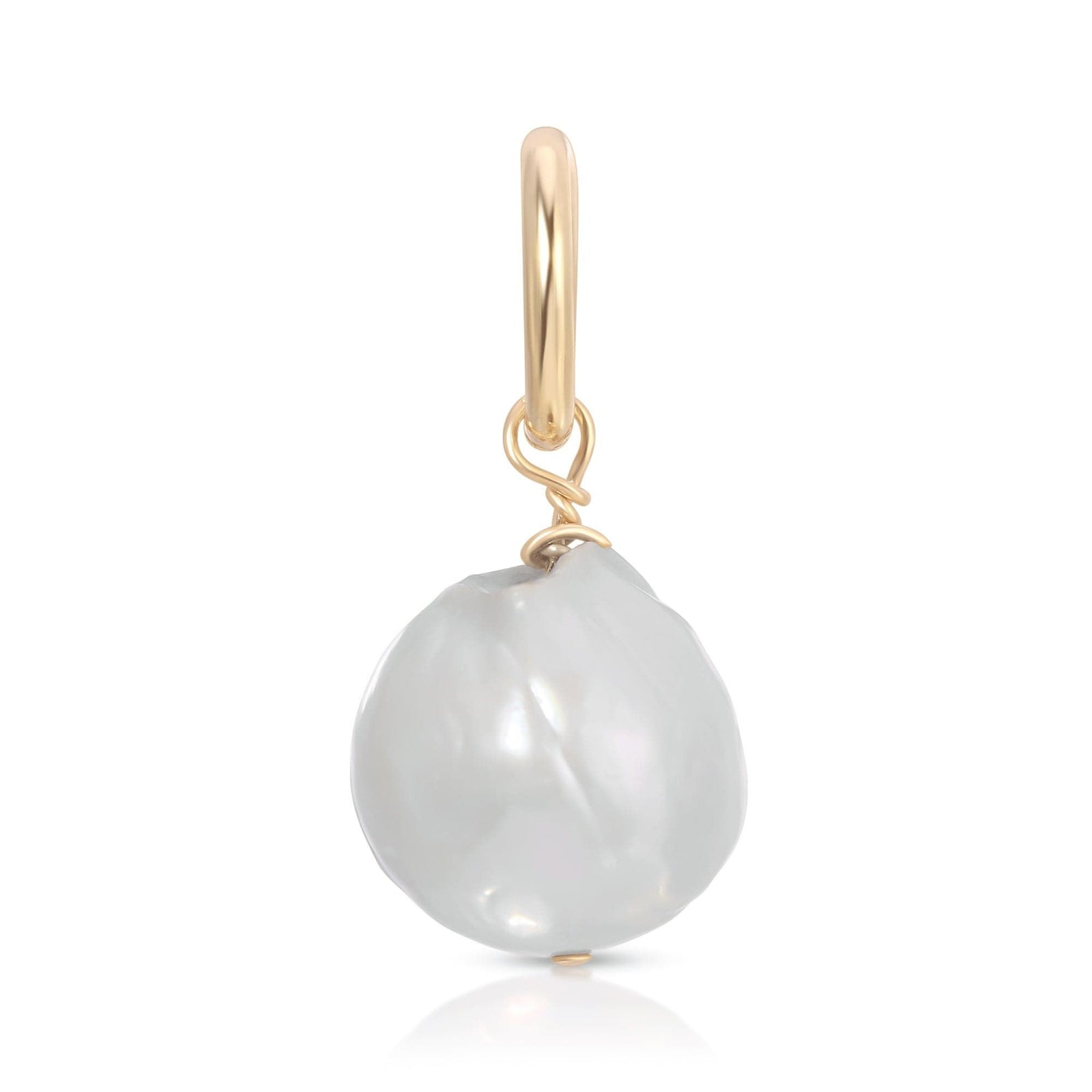 Medium Baroque Pearl Pendant by eklexic jewelry