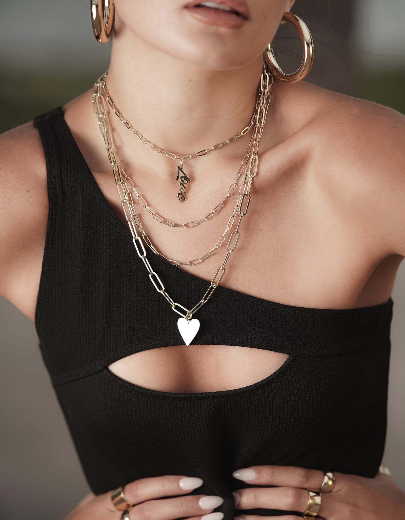 Medium Enamel Helena Pendant by eklexic jewelry