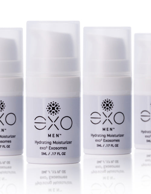 Load image into Gallery viewer, EXO MEN™ - Hydrating Moisturizer - Travel Size, 4 bottles - 5ML / .17 fl oz (x4) by Exoceuticals

