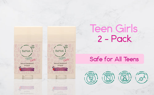 Load image into Gallery viewer, 2-Pack all-Natural Deodorants for Kids &amp; Teens by BeNat
