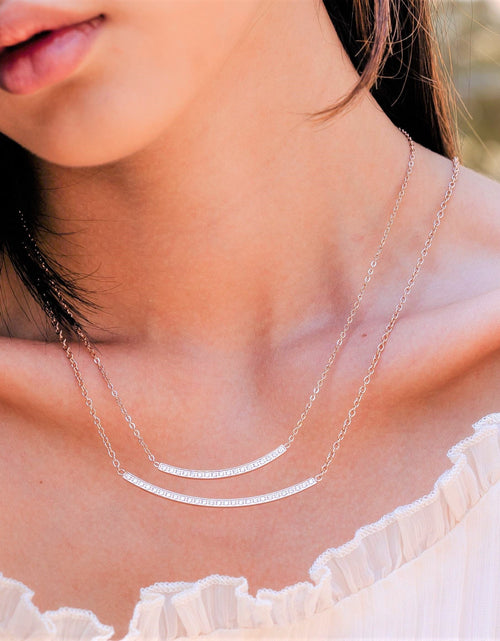 Load image into Gallery viewer, PT324B B.Tiff Black Mini "Smile" Adjustable Pendant Necklace by B.Tiff New York
