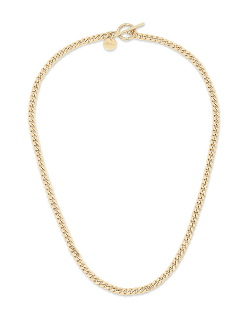 Load image into Gallery viewer, Micro Link Curb Chain Convertible Lariat by eklexic jewelry
