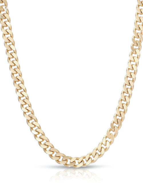 Load image into Gallery viewer, Micro Link Curb Chain Necklace by eklexic jewelry
