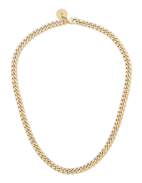 Load image into Gallery viewer, Micro Link Curb Chain Necklace by eklexic jewelry
