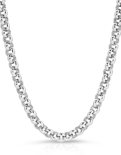 Load image into Gallery viewer, Micro Royal Rolo Chain Necklace by eklexic jewelry
