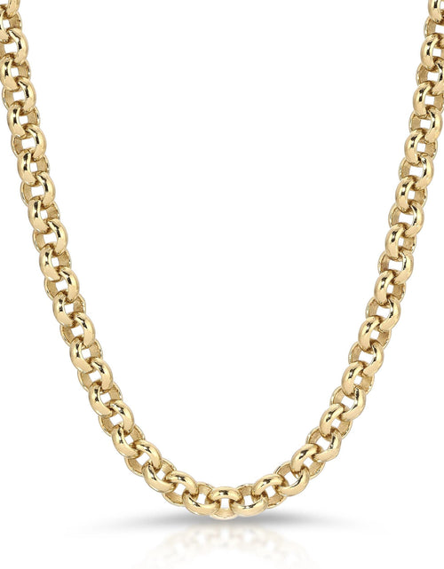 Load image into Gallery viewer, Micro Royal Rolo Chain Necklace by eklexic jewelry
