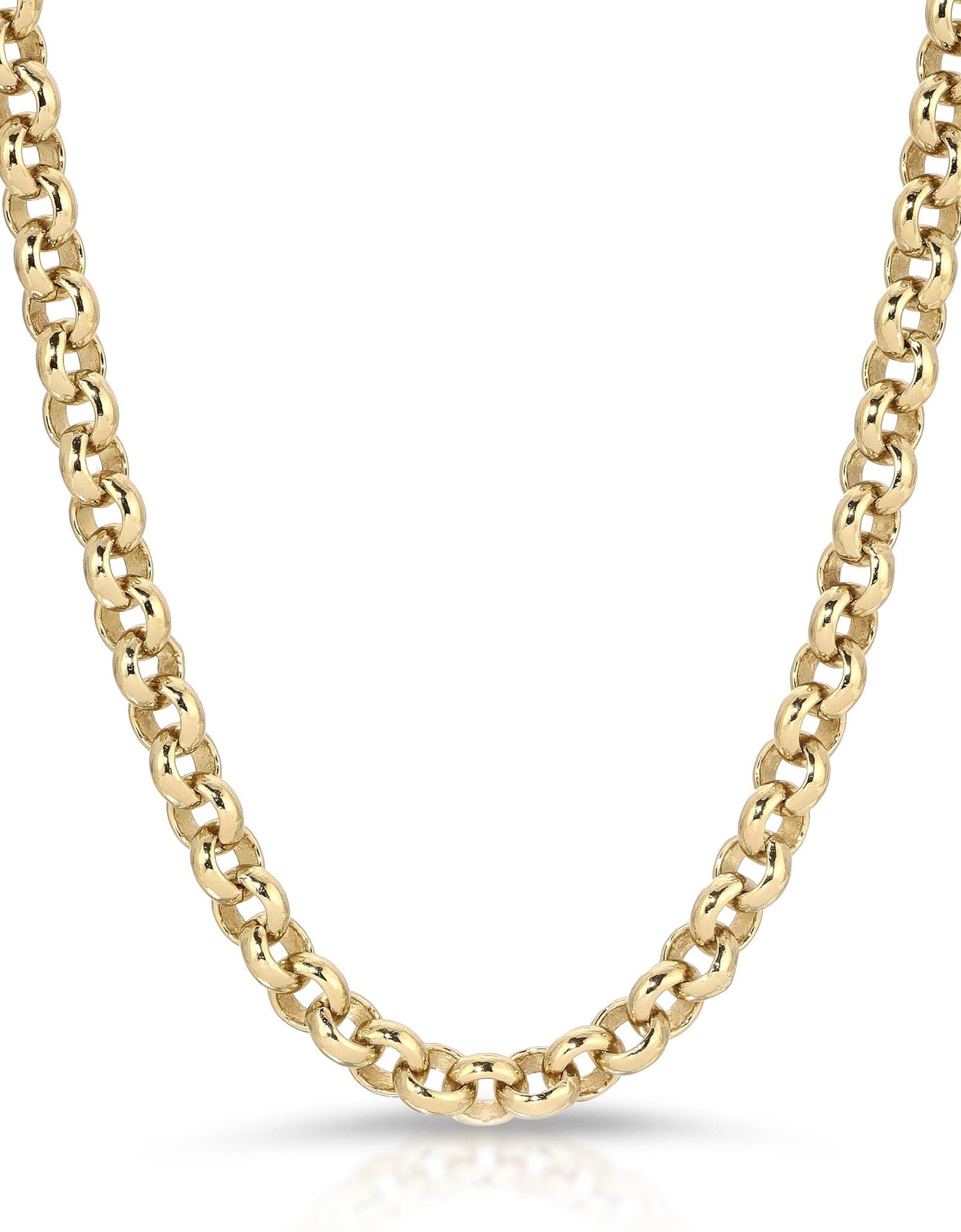 Micro Royal Rolo Chain Necklace by eklexic jewelry