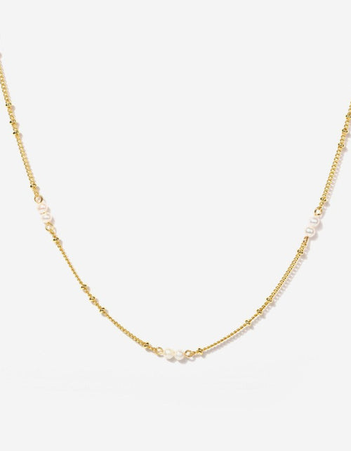 Load image into Gallery viewer, Vivienne Pearl Necklace by Little Sky Stone
