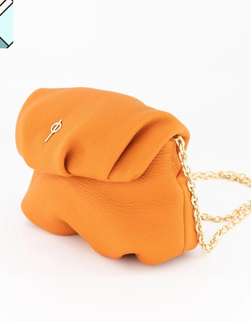 Load image into Gallery viewer, Mini Leda Floater Handbag Yellow by Ladiesse
