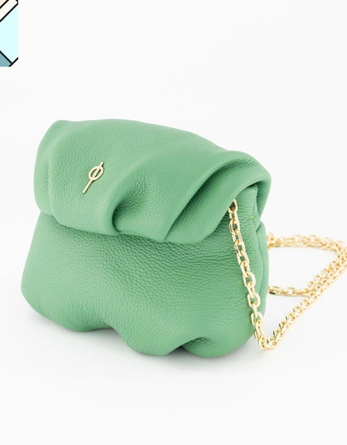 Load image into Gallery viewer, Mini Leda Floater Handbag Yellow by Ladiesse
