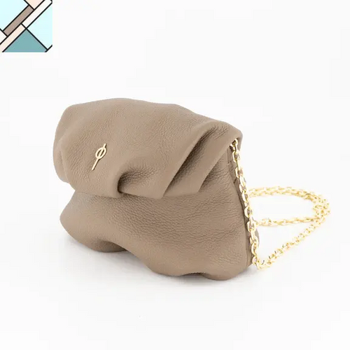 Load image into Gallery viewer, Mini Leda Floater Handbag Yellow by Ladiesse
