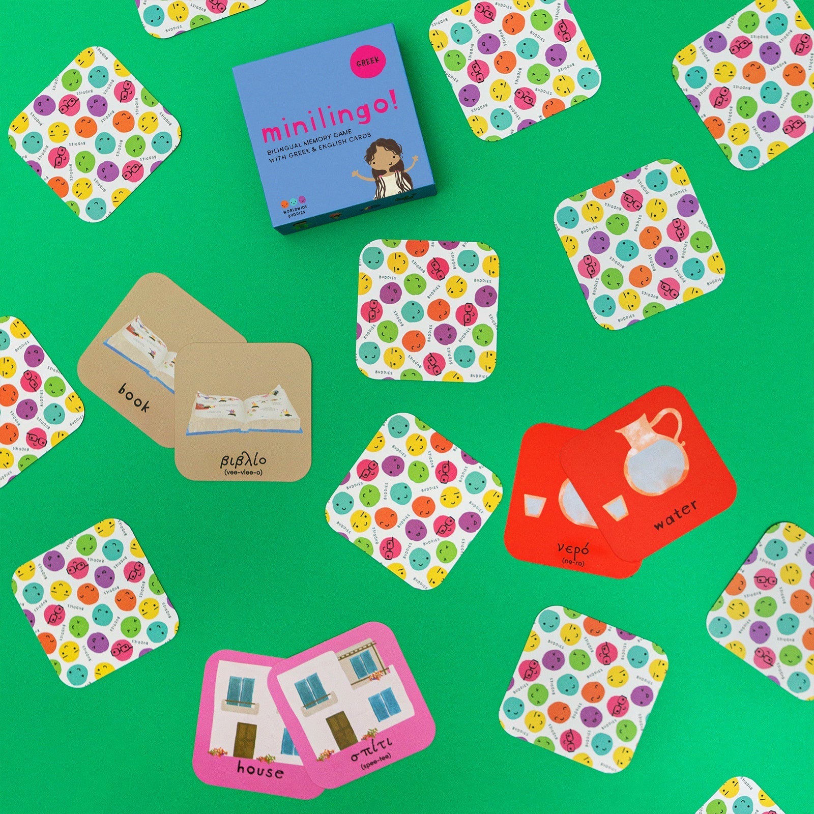 Minilingo, English/Greek Flashcards by Worldwide Buddies