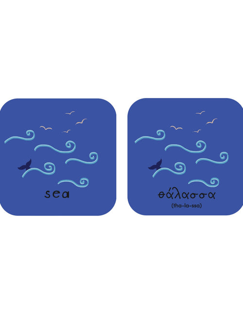 Load image into Gallery viewer, Minilingo, English/Greek Flashcards by Worldwide Buddies
