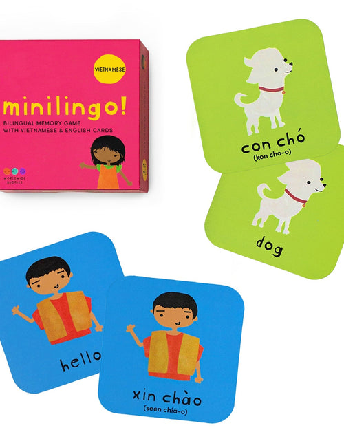 Load image into Gallery viewer, Minilingo, English/Vietnamese Flashcards by Worldwide Buddies
