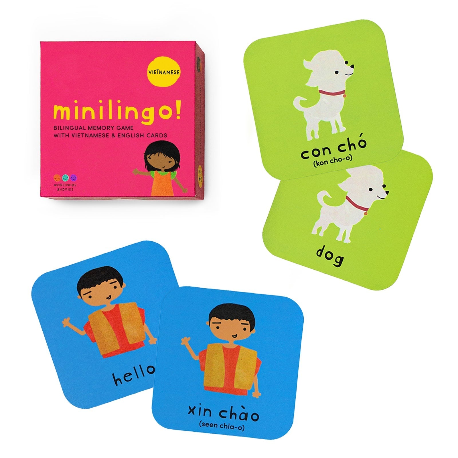 Minilingo, English/Vietnamese Flashcards by Worldwide Buddies