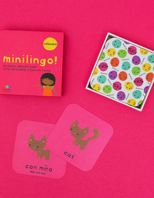 Load image into Gallery viewer, Minilingo, English/Vietnamese Flashcards by Worldwide Buddies
