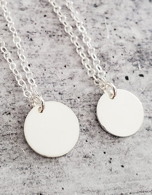 Load image into Gallery viewer, Minimalist Daisy Charm Necklace by Salt and Sparkle
