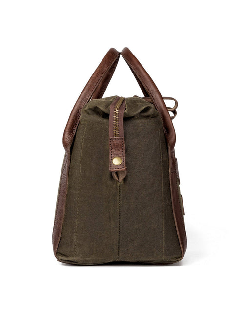 Load image into Gallery viewer, White Wing Waxed Canvas Cooler by Mission Mercantile Leather Goods
