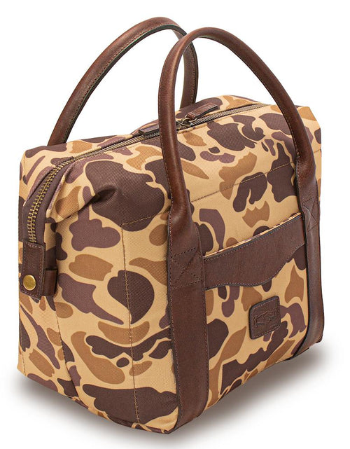Load image into Gallery viewer, White Wing Waxed Canvas Cooler by Mission Mercantile Leather Goods
